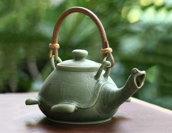 konvice na čaj želva