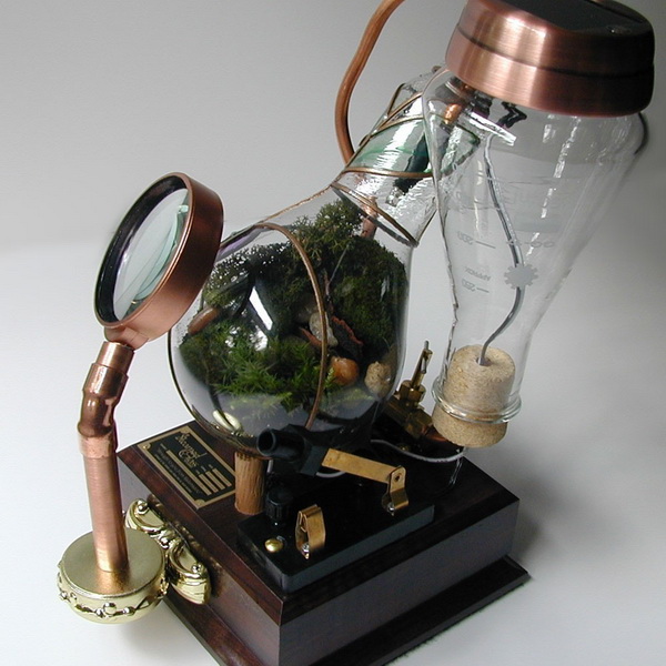 steampunk terrarium